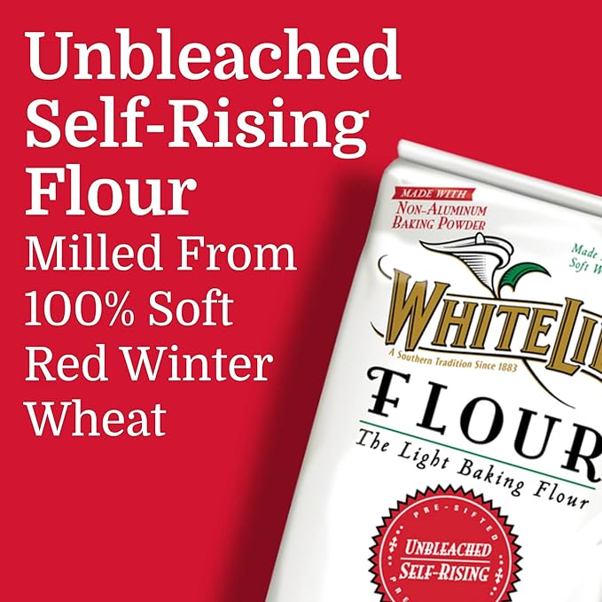 White Lily Unbleached Self-Rising Flour 5-lb bags (2-Pack)
