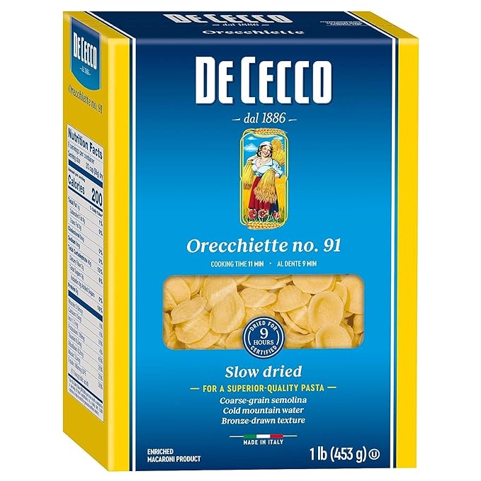 De Cecco Orecchiette Pasta 16 Oz. (Pack of 20)