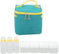 Portable Kit with Storage Bag 4 Dry 3 Liquid Seasoning Containers Set for Outdoor Camping BBQ Picnic Cooking