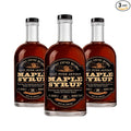 Lincoln County Reserve 100% Pure Maple Syrup with Robust Taste - 100% Pure Artisan Maple Syrup - Made in the USA 24 oz Glass Bottle 3 Pack