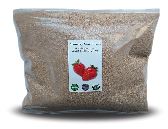 Wheat Bran 32 Ounces (2 Pounds) USDA Certified Organic Non-GMO Bulk Product of USA Mulberry Lane Farms