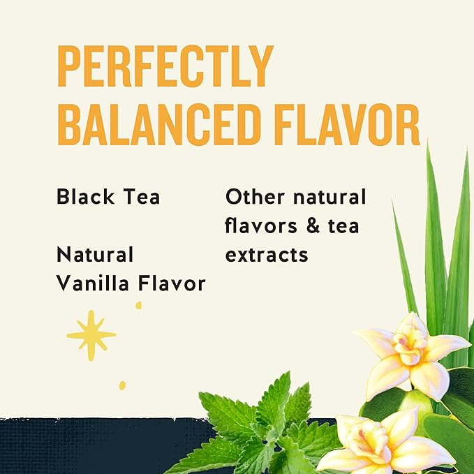 Celestial Seasonings Energy Black Tea Caffeinated 12 Tea Bags Box (Pack of 6)