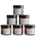 Dalkin &amp Co Mini Seasoning Discovery Set 6 Signature Spice Blends for Cooking and Gifting With Tuscan Chimi Taco Meat Lemon Pepper &amp Gaby’s Everyday Eco Friendly Reusable Jars