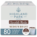 Highland Park Coffee Single Serve Coffee Pods Chocolate Mocha Chocolate Mocha 80 Count