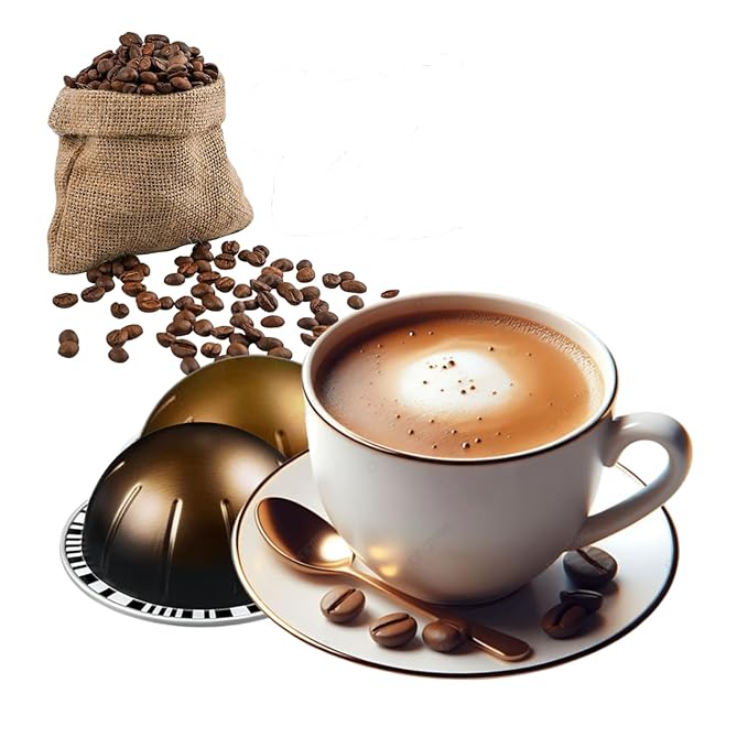 Home Cafe Premium Coffee Capsule Pods Pack (Chiaro +Scuro) 20 Count