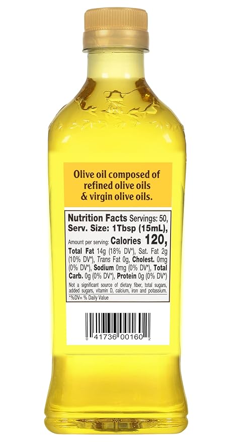 Filippo Berio Pure Olive Oil 25.3 Ounce rPET Bottle (Pack of 6)