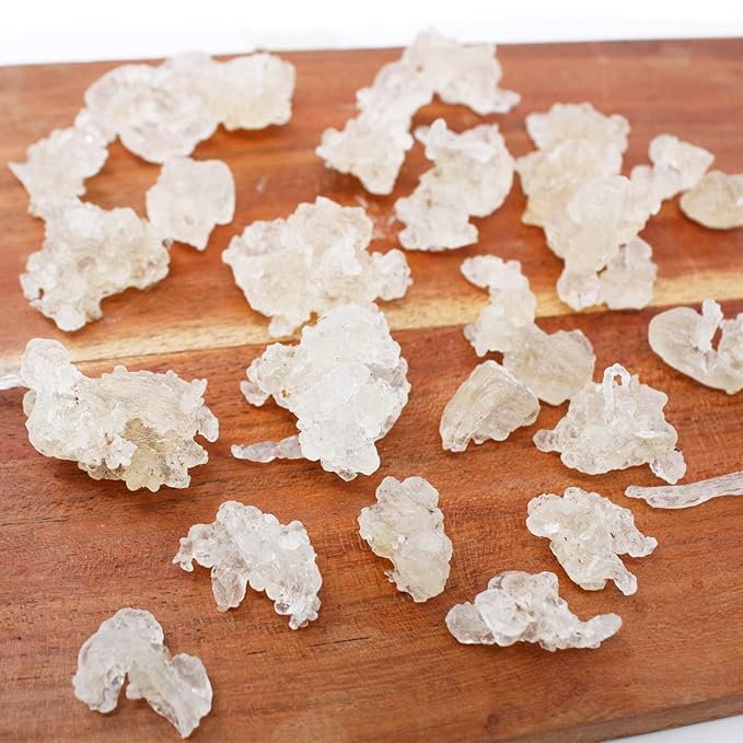 DABC OAK LAND 1 Pounds Natural Wild Tragacanth Gum Snow Swallow (Xueyan) 補水保濕 天然野生雪燕 16OZ Packed in USA