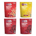 Made In Nature Organic Puffed Fruit Variety Pack 1.1 Ounce Bag (Pack of 4) - Includes 2 Strawberry 1 Apple 1 Melon
