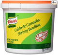 Knorr Professional Caldo de Camaron Shrimp Bouillon with Shrimp Flavor Granulated Base Bouillon as a Base Marinade Flavor Enhancer Shelf Stable Convenience 0g Trans Fat 4.4 lbs (Pack of 4)