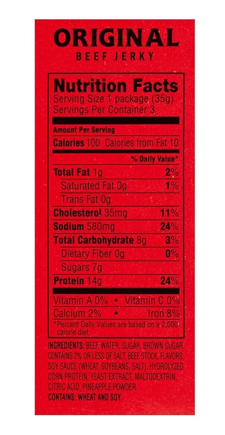 Beef Jerky Variety Pack: 3 Original Flavored 3 Tender Bites 3 Teriyaki (1.25 Ounces Per Package)