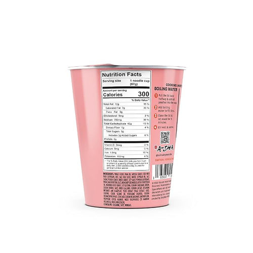 A-Sha &amp SpongeBob Squarepants Good Noodles (6 Pack) | Patrick Star Miso Hungry Flavor | Better For You Microwaveable Ramen Soup Mix