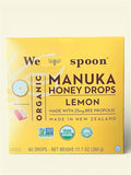 Manuka Honey Drops Lemon Flavor 25mg Bee Propolis USDA Organic Non-GMO 60 Drops 12.7 oz