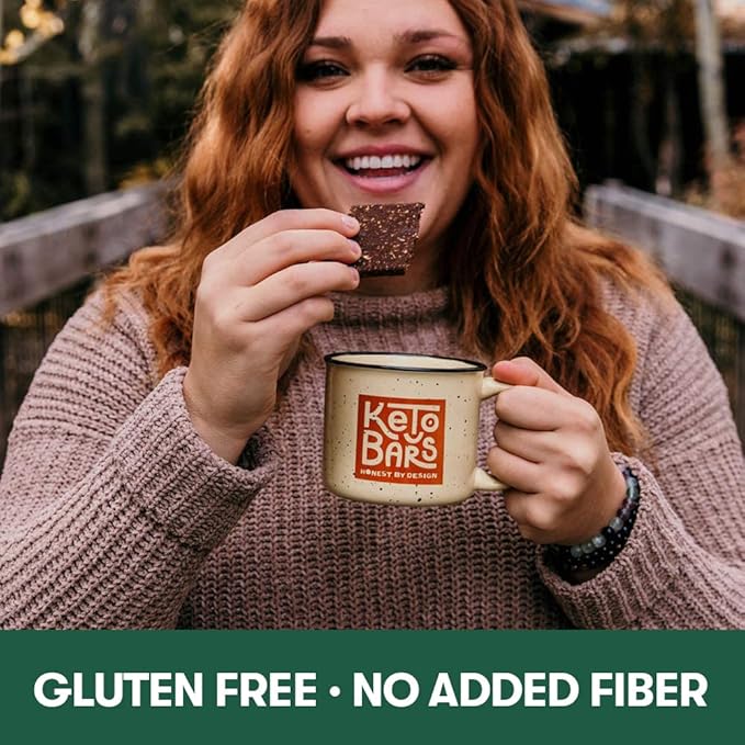 KETO BARS : The Original High Fat Low Carb Ketogenic Bar. Gluten Free Homemade with simple ingredients. [Mint Chocolate 10 Pack]