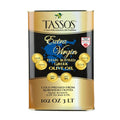 Tassos Extra Virgin Olive Oil ( Cold Pressed Koroneiki Olives ) 3 Ltr Tin