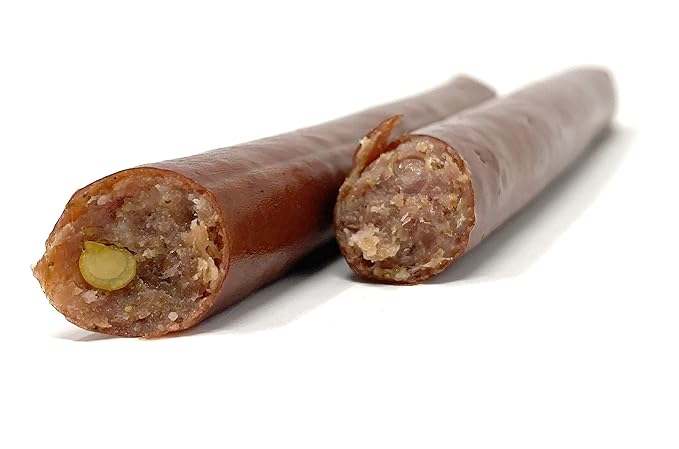 PEARSON RANCH SINCE 1959 Chile Beef and Pork Meat Sticks Pack of 24 1 Ounce Sticks Jerky Meat Sticks Made with New Mexico Certified Chiles (Autumn Blend)