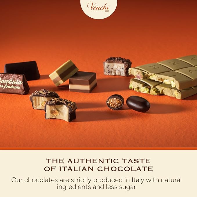 Venchi - Chocoviar Gianduja 35.27 oz Bag of Gianduja Chocolates Made Exclusively with Piedmont Hazelnuts Gluten-Free No Artificial Colors or Preservatives