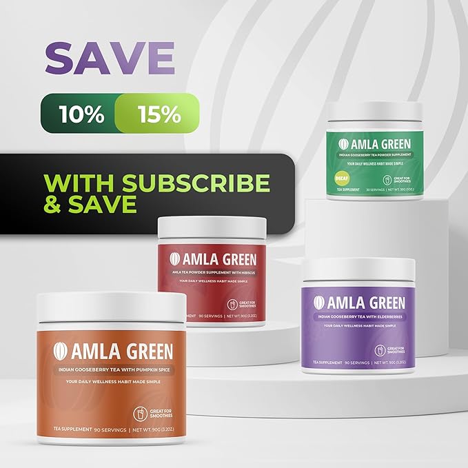 Amla Powder &amp Immunity Blend Superfood Supplement with Elderberry 20x Ultra Concentrated Amla Immune Support Made with Ginger Cinnamon Peppermint Indian Gooseberries Immunity 90 Servings