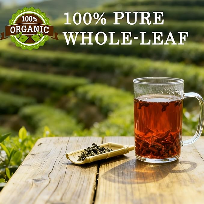 Oolong Tea Bags with 100% Pure Whole-Leaf Tea Clean Energy Limitless Clarity &amp Focus and Gut Health Loose Leaf Oolong Tea 20 Bags (1)