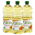 Oleico - High Oleic Non GMO Certified Kosher Verified Expeller Pressed High Heat Stable Safflower Oil Bottle of 32.3 fl oz (Pack of 3)