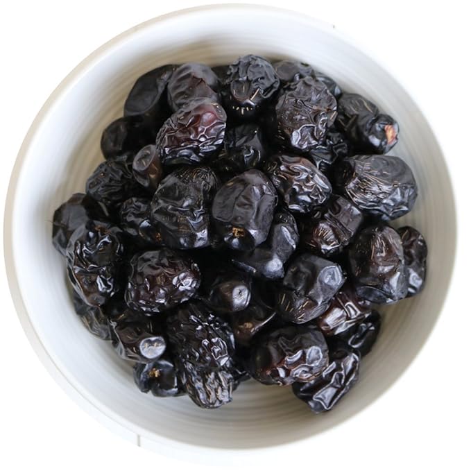 Al Ajwa Dates a Superfood High Fiber Heart Healthy Snacks - Natural Dried Fruit Supplement and Energy Booster - Ready to Eat Food 800g