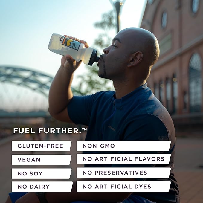 Tailwind Nutrition Endurance Fuel Carbohydrate &amp Electrolyte Sports Drink Mix Powder Gluten-Free Vegan Lemon 30 Servings