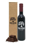 Viva Oliva Dark Chocolate Balsamic Vinegar - 375ml (12.7oz) - Premium Quality - 100% Natural - Barrel Aged Gourmet Balsamic from Modena Italy