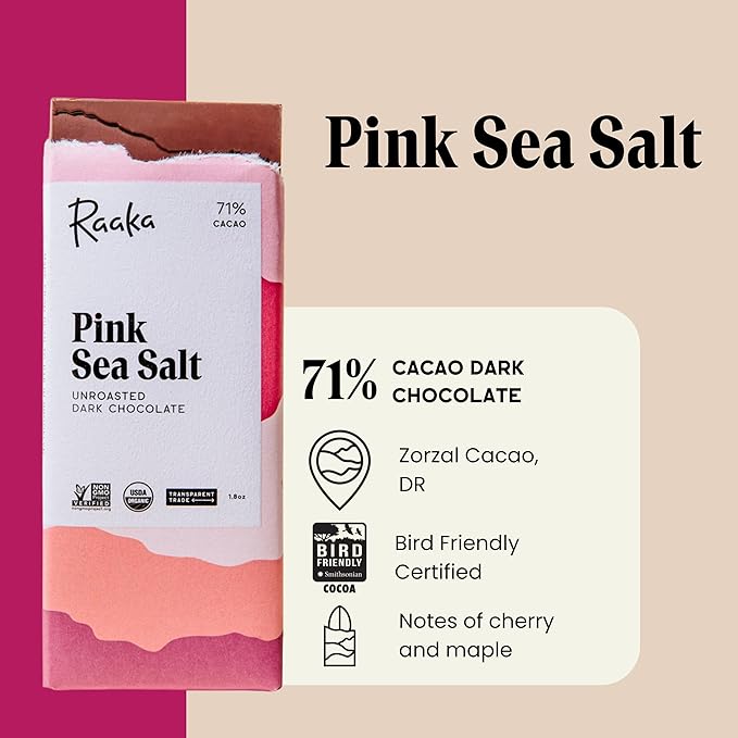 Raaka Chocolate Best Sellers Trio | Gourmet Dark Chocolate Gift | Organic Vegan Fair Trade Soy Free Non-GMO Gluten Free Kosher | 1.8oz Bars 3-Pack