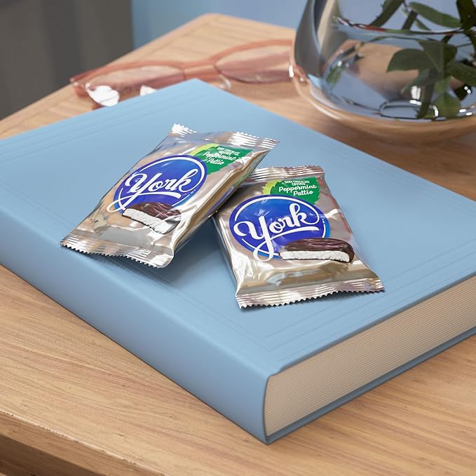 YORK Dark Chocolate Peppermint Patties Candy Packs 1.4 oz (36 Count)