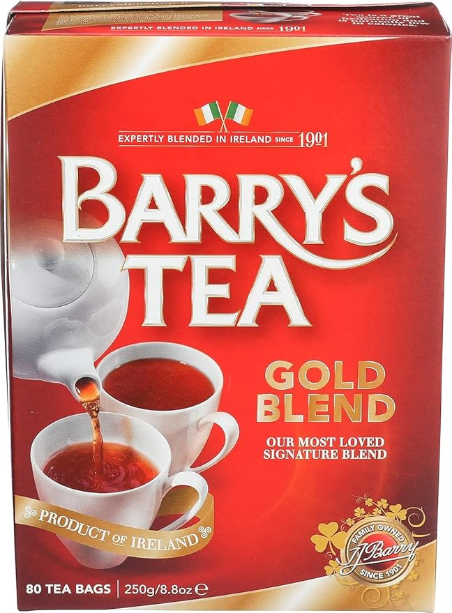 Barrys Gold Blend Tea Bags 80 Count 8.8 Ounce (Pack of 6)
