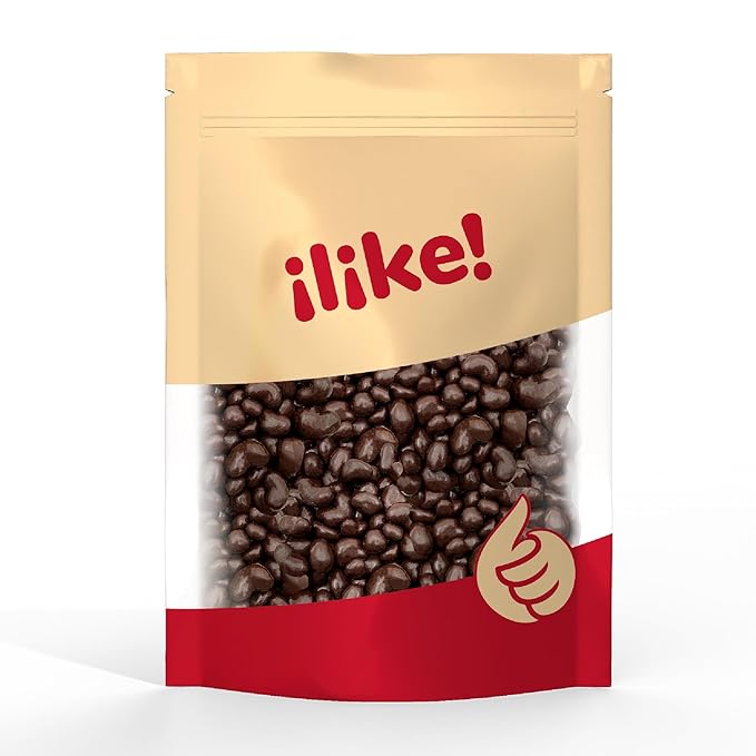 Dark Chocolate Covered Cashews 2-Pound Bag | Bulk Dark Chocolate Nuts | Coated Roasted Cashews for Snacking Gifting Office Candy Jars &amp Dessert Boards