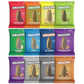 SMACKIN' - Jumbo Roasted Sunflower Seeds No Salty Burn American Made Easy Pour &amp Seal - Variety Pack 4oz bag (12 Bags)