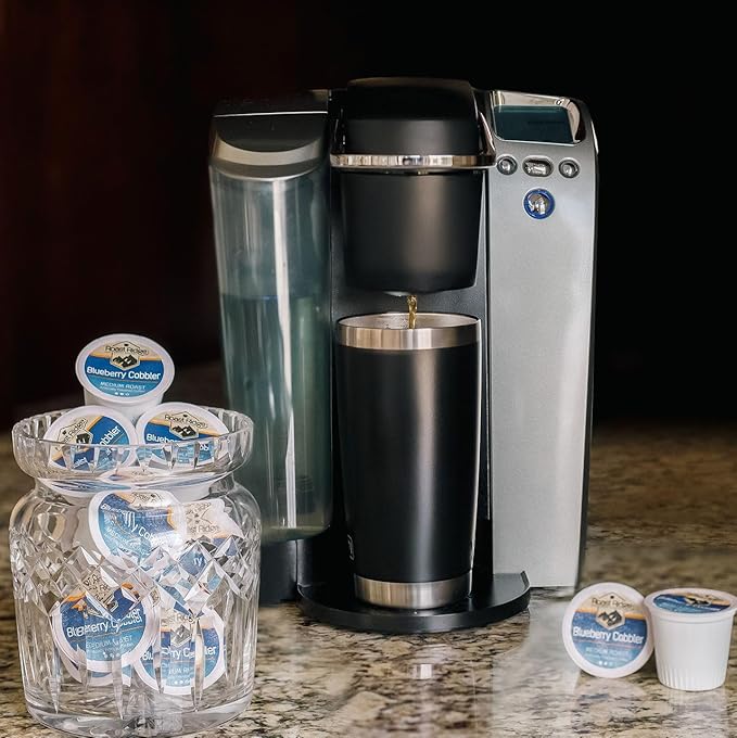 Roast Ridge Single Serve Coffee Pods for Keurig K-Cup Brewers Medium Roast Blueberry Cobbler 60 Count