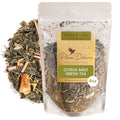 Citrus Mint Green Tea – Refreshing Loose Leaf Blend with Green Tea Orange Lemon Lemongrass and Spearmint – Low Caffeine – Hot or Iced – 60 to 80 Cups – No Added Sugar – Hand Crafted in USA - Plum D
