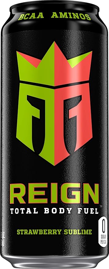 Reign Total Body Fuel Strawberry Sublime Fitness &amp Performance Drink 16 Oz (Pack of 12)