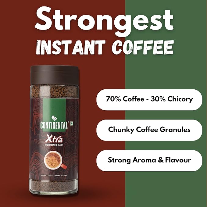 Continental Xtra Instant - Strong Coffee (200g + 50g) Combo Pack