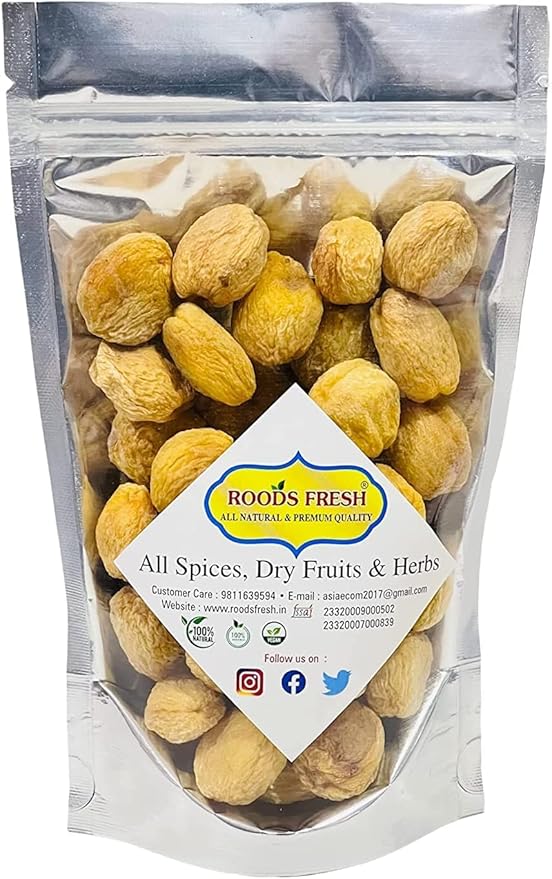 CROW Organic Premium Dried Apricot Dry Fruits Soft and Big Size Khumani (250)