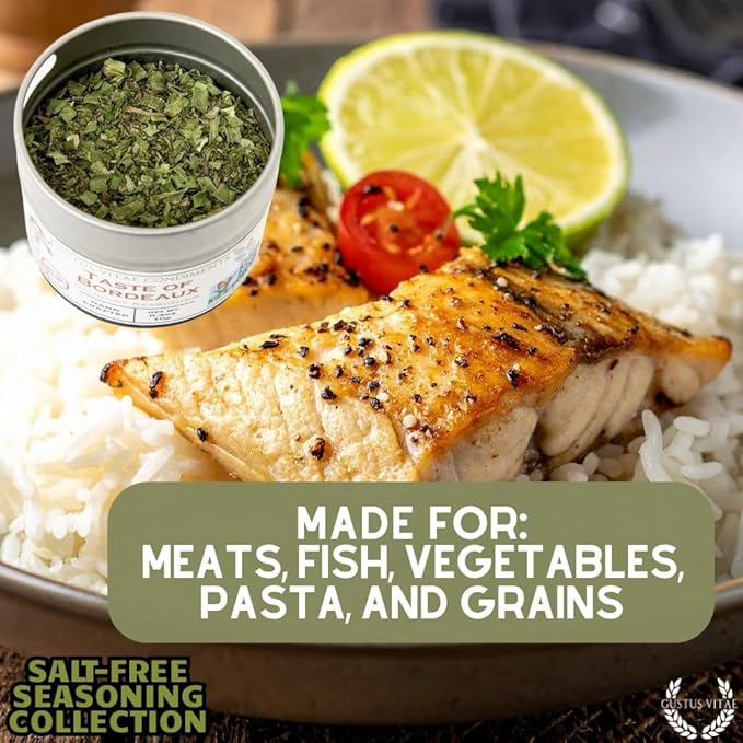 Salt-Free Gourmet Seasoning Collection | Artisanal Spice Blends Gift Set | Hand Crafted Small Batch Spices | No Sodium | Non GMO All Natural | GLP-1 Friendly | Ultra Premium Sustainably Sourced | M