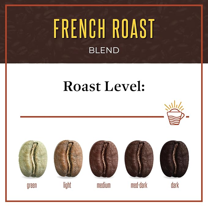 San Diego Coffee French Roast Dark Roast Ground Coffee 16-Ounce Bag Café molido tostado