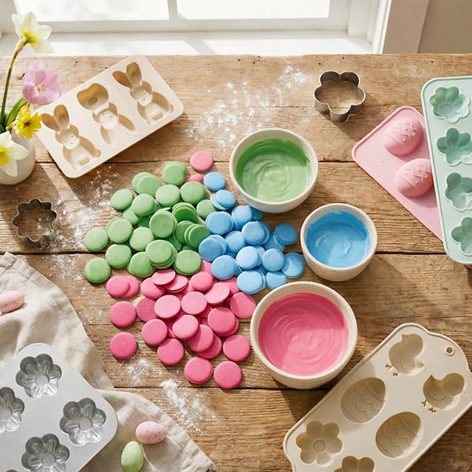 Easter Candy Melts 3 LB Pack – Pastel Blue Green &amp Pink Melting Wafers for Cake Pops Bunnies &amp Eggs – 3 Bags (1 LB Each) Candy Coating for Easter Treats Dipping &amp Decorating