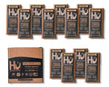 Hu Chocolate Bars | 12 Pack Hazelnut Coffee Crunch Chocolate | Natural Organic Vegan Gluten Free Paleo Non GMO Fair Trade Dark Chocolate | 2.1oz Each