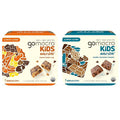 GoMacro MacroBar Organic Vegan Protein Bars - Salted Caramel + Chocolate Chips &amp Oatmeal Chocolate Chip (2.3 Ounce Bars 12 Count) (Pack of 2)
