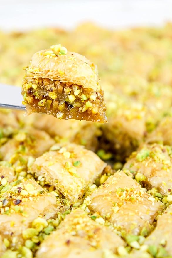 Setton Farms Premium California Raw Pistachio Halves Bulk Pistachio Split Kernels Bulk Raw Pistachio Pieces 4lb Bulk Case Chopped Pistachios for Baking and Cooking (Perfect for making Dubai Chocol