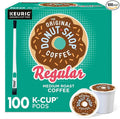 Donut Shop Classics Original Regular Coffee 100 K-Cups Bundle with Tituaa Coffee Cleaning Brush (100 K-Cup)