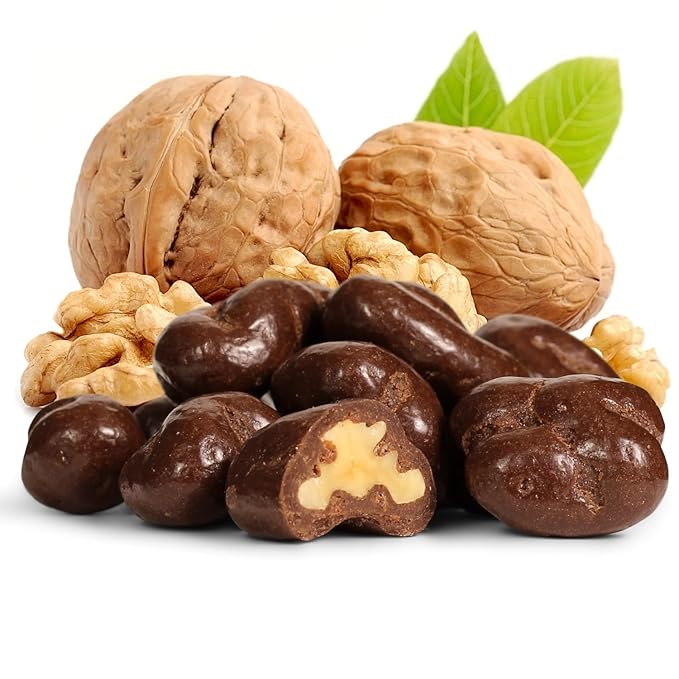 Milk Chocolate Covered Walnuts by It's Delish 5 lbs Bulk Bag | Milk Chocolate Covered Walnut Candy Nuts Bulk Walnuts Chocolates Sweet &amp Crunchy Nut Snack | Kosher Dairy