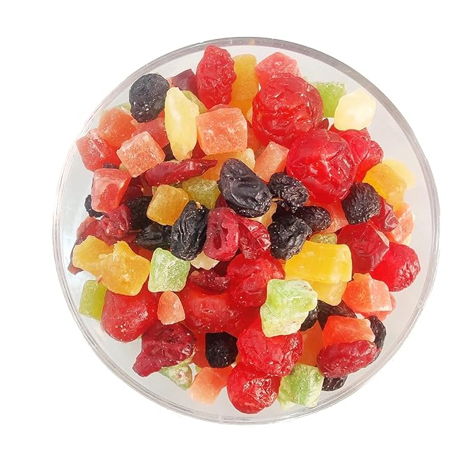 Generic Premium International Dried Tropical Fruit Cocktail | Wholesome &amp Vitamin Rich Healthy Snack | No Artificial Colors Gluten Free No Preservatives (Fruit Cocktail 200g