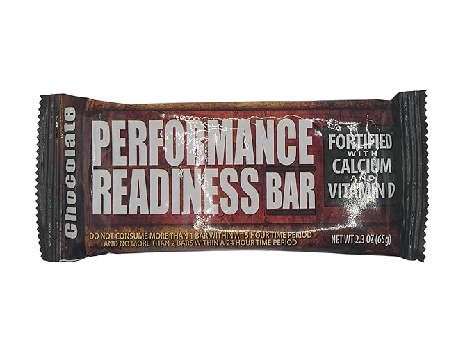 Performance Readiness Bar [Yum Yum Night Night Bone Bar] Full Size (2.3 oz.) Authentic USGI Chocolate Tart Cherry Berry and Salted Caramel (24 Chocolate)