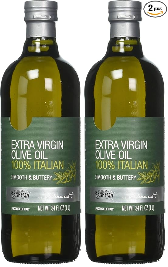 Compagnia Sanremo Italian Extra Virgin Olive Oil34 Fl Oz (Pack of 2)