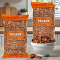 Kirkland Pecan Halves – US Fancy #1 Grade Pecans for Snacking Baking &amp Cooking – 2 Pack (2 lb Each 4 lb Total) Resealable Bags