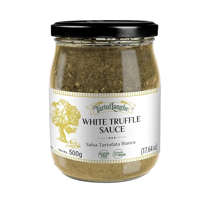 TartufLanghe White Truffle Sauce - with Italian White Truffle 500 g