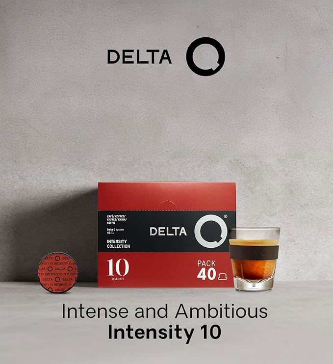 Delta Q Espresso Pods for Delta Q machines Qalidus - Intensity 10 Notes of Caramel XL Pack - 40 Capsules